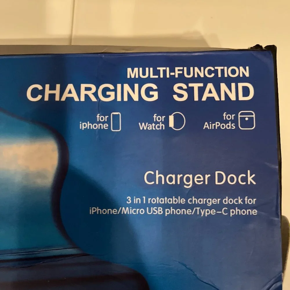 Multi-Function Charging Stand Dock for‎ iPhone Apple Watch and AirPods (new/x)